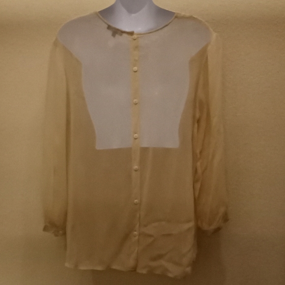 Max & Mia Sheer Lace  Blouse - Picture 6 of 10
